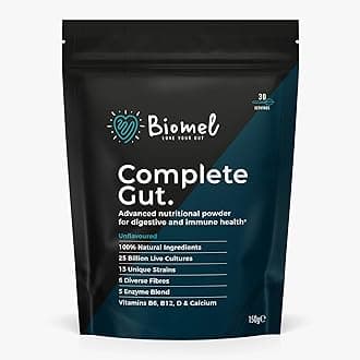 Biomel Complete Gut - Unflavoured - Advanced Gut Health - 150g/30 Servings - Vegan Friendly - Gluten Free - Delicious & Effective