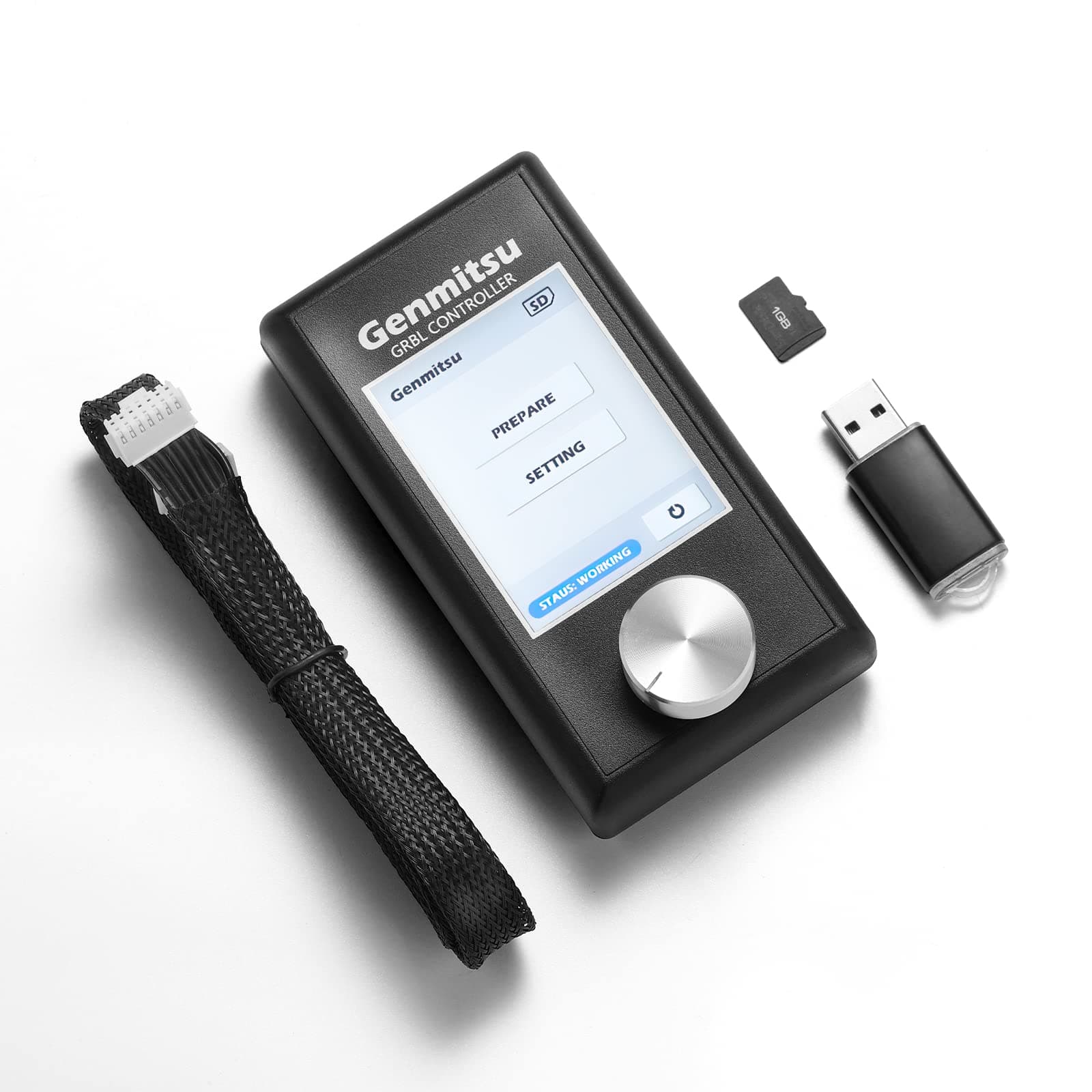 CNC Router Machine Offline Control Module, Dial Design for Offline and 4-Axis Control Genmitsu 4040-PRO