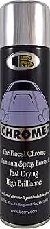 BOSNY Aerosol Spray Paint, 200ml (Chrome Silver Finish)