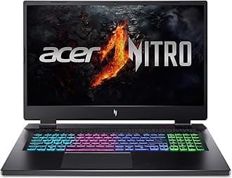 Nitro 17 Gaming Laptop | AMD Ryzen 5 8645HS Hexagonal AI Processor | GPU for NVIDIA GeForce RTX 4050 Notebook | 43.9 cm (17.3 Inch) FHD IPS Display | 16GB DDR5 | SSD