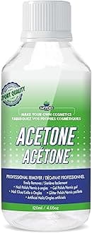 Acetone Nail Polish Remover for Natural, Gel & Acrylic Nails (120 ml (4.05 Fl Oz))