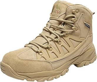 Men's Waterproof Hiking Boots Outdoor Mountaineering Trekking Mid Backpacking Shoes JS19002M