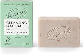UPCIRCLE Chai Soap Bar 100g, Green, Fennel & Cardamom
