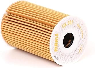 MAHLE Paper Oil Filter, OX 351D, OE Quality, for Car