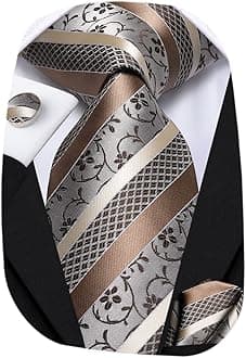 Hi-TieClassic Blue Woven Silk Tie Necktie Set Wedding Tie For Men