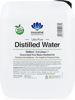 Distilled Water - 5.5 Litres - Ultra Pure Water