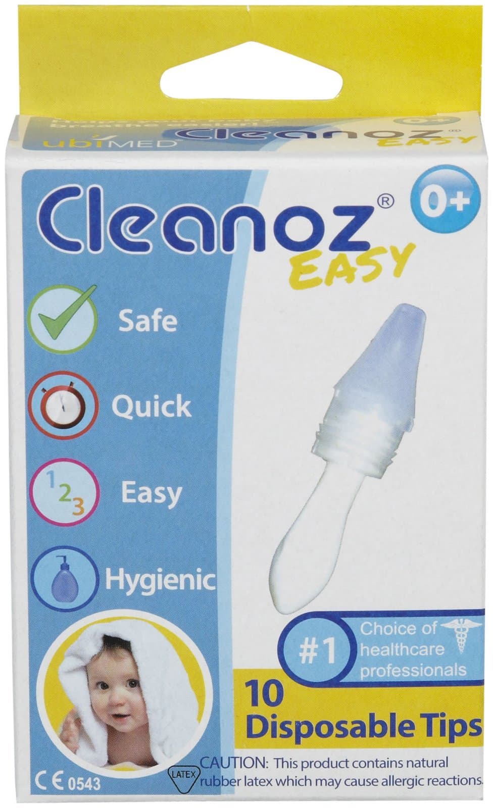 Replacement Tips for Cleanoz Easy, White