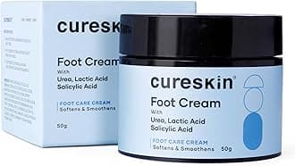 Cureskin Foot Care Cream for Cracked Heels | Repairs, Softens, and Exfoliates | Foot Cream for Women and Men, 50 g (Pack of 1)