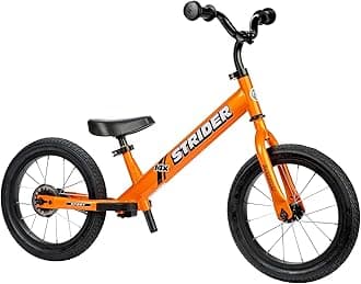 Strider - 14x Sport Balance Bike, Ages 3 to 7 Years, Tangerine - Pedal Conversion Kit Sold Separately
