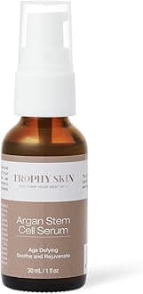 Argan Oil Stem Cell Serum 1 Oz. - Anti Aging Skin Care Treatment - Hydrates, Nourishes, Protects, and Renews Aging and Sun Damaged Skin - Peptides, and Anti Inflammatory Ingredients - Hyaluronic Acid - Fast Absorbing - Better Than Vitamin C or E Oil