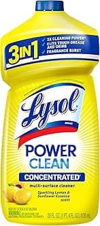 Power Clean Multi-Surface Cleaner, 2x Concentrated Pour, Sparkling Lemon & Sunflower Essence scent, 28 Fl Oz (Packaging May Vary)