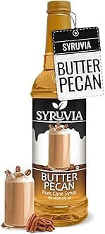 Coffee Syrup, Butter Pecan Flavored Syrup for Drinks, Lattes, and Desserts – 25.4 fl oz