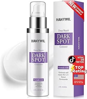 HANYWIL Dark Spot Remover for Face and Body, Dark Spot Corrector Cream, Skin Brown Spot Remover, Skin Care Face Cream, Sun Spot Remover, Age Spot Corrector, Rapid Tone Repair Retinol (1.7 Fl Oz)