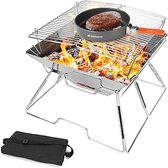 Folding Campfire Grill, Camping Fire Pit