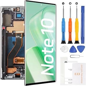 Yondista for Samsung Galaxy Note 10 Screen Replacement SM-N970F SM-N970U SM-N9700 6.3" LCD Display Touch Digitizer Assembly with Black Frame(Incell,Not Fingerprint)