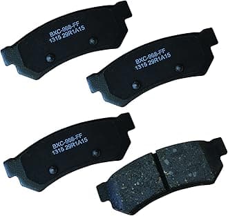 Bendix Premium SBC1315 Ceramic Rear Brake Pads for Chevrolet Optra 2010-2007, Suzuki Forenza 2008-2007, Reno 2008-2007