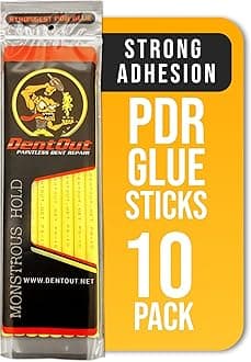 Monstrous Yellow PDR Glue Sticks (10 Pack) - High Adhesion for Precision Paintless Dent Removal – Professional Paintless Dent Repair Glue Sticks