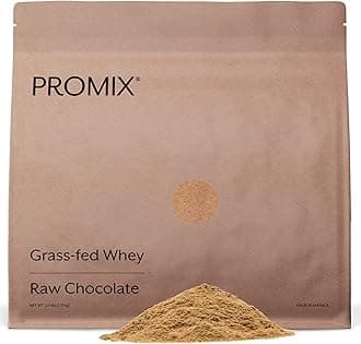 - ProMix Nutrition Whey Protein Powder, Chocolate - Grass-Fed - ­Post Workout Fitness & Nutrition Shakes, Smoothies, Baking & Cooking Recipes - Gluten-Free - 2.5 Pound (Pack of 1)