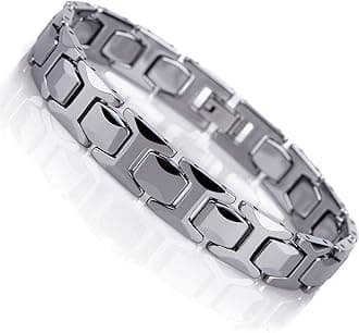 Urban Jewelry Stunning Solid Tungsten Link Bracelet for Men