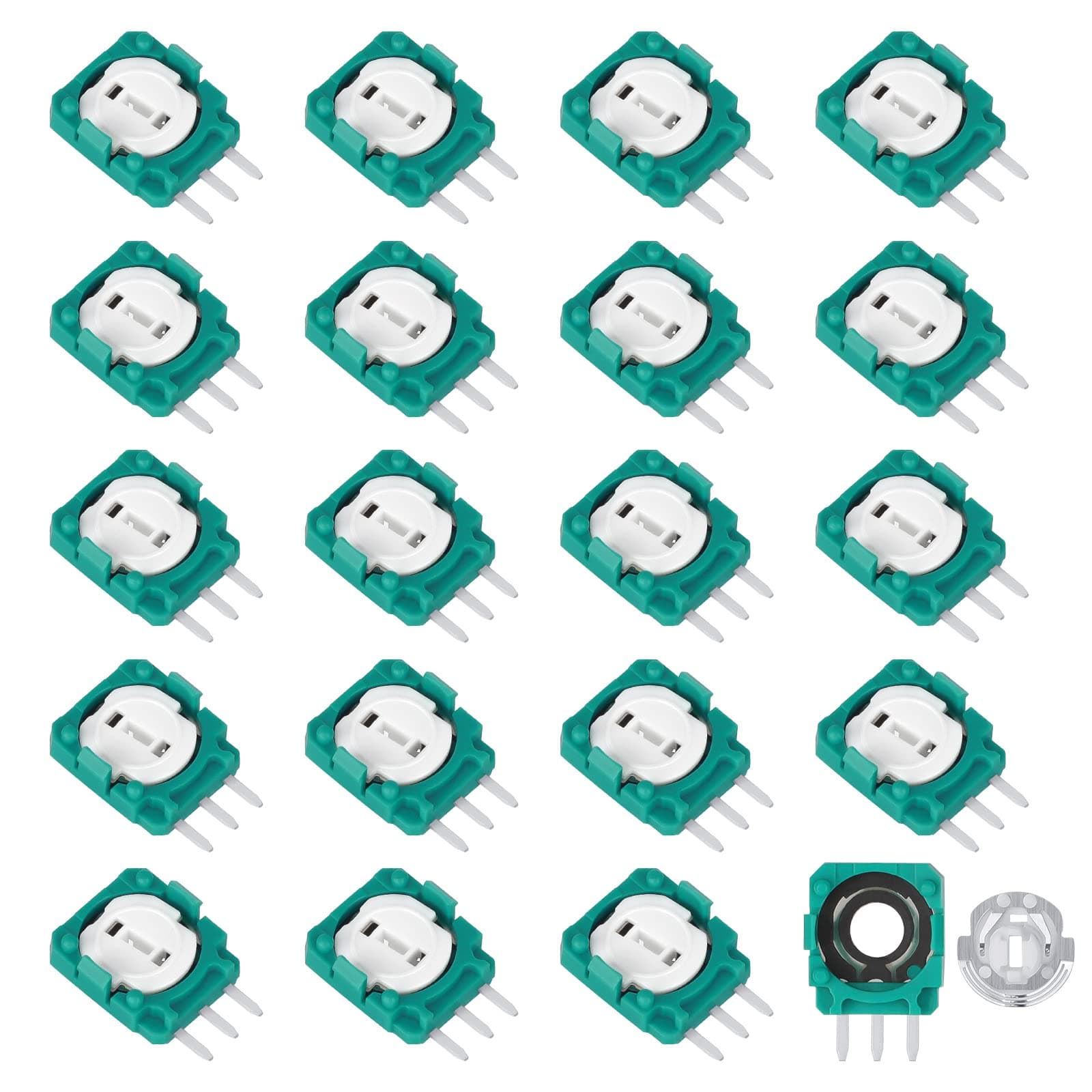 20PCS Trimmer Potentiometer Sensor Replacement for Xbox One PS3 PS4 Switch Pro Controller Analog Joystick, 10K Ohm