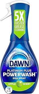 Platinum Powerwash Dish Spray, Dish Soap, Apple Scent, 16 oz