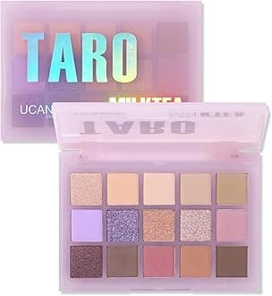 – UCANBE Neutral Eyeshadow Palette, 15 Colors Nude Matte Shimmer Reflective Glitter Eye Makeup Pallet, Blendable Natural Warm and Cool Pigments Sombras De Ojos Gift Kit