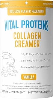 Vital Proteins Collagen Peptides Powder - Vanilla Protein Coffee Creamer for Hair, Skin & Nails Support