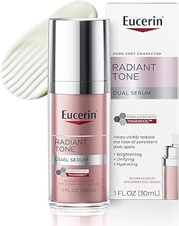 Radiant Tone Dual Serum Dark Spot Corrector, Dark Spot Serum with Thiamidol and Hyaluronic Acid, Helps Visibly Reduce the Look of Persistent Dark Spots, 1 Fl Oz Bottle