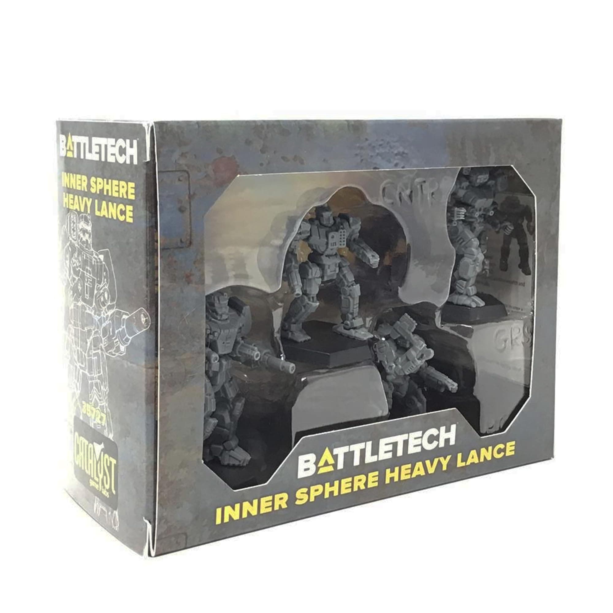 BattleTech Mini Force Pack: Inner Sphere Heavy Lance, Grey