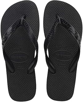 Top, Comfortable, Durable, and Lightweight Flip-Flops, Zori Style, with Non-Slip Sole, Adults Unisex, Black, 12/13