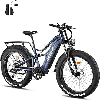 FREESKY Electric Bike for Adults 1800W BAFANG Motor, 48V 30Ah Samsung Cells Battery Adult Electric Bicycles, up to 35MPH &120 Miles Long Range Ebike, 26" Fat Tire Full Suspension Mountain Beach E Bike