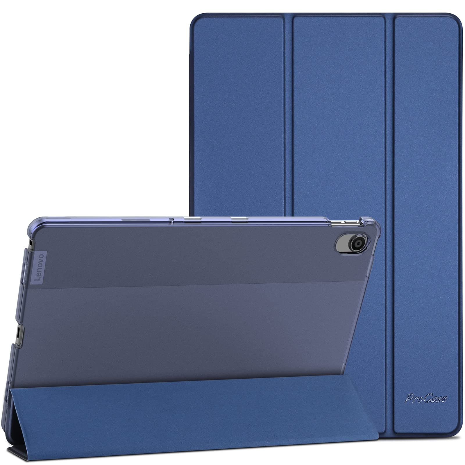 for Lenovo Tab M10 Plus 3rd Gen Case 10.6 Inch 2022(TB125FU/TB128FU/TB128XU), Slim Stand Hard Back Shell Protective Smart Cover Case for Lenovo Tab M10 Plus 10.6" 2022 Release -Navy