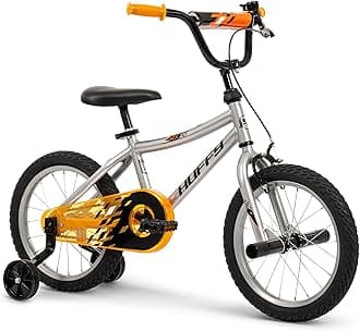 Huffy Kids 12/16 Inch Bikes, Multiple Color Options Available, Ideal for Ages 3+ Years Old, EZ Build Assembly, Removable Training Wheels, Chain Guard for Safety, Fun and Playful Designs