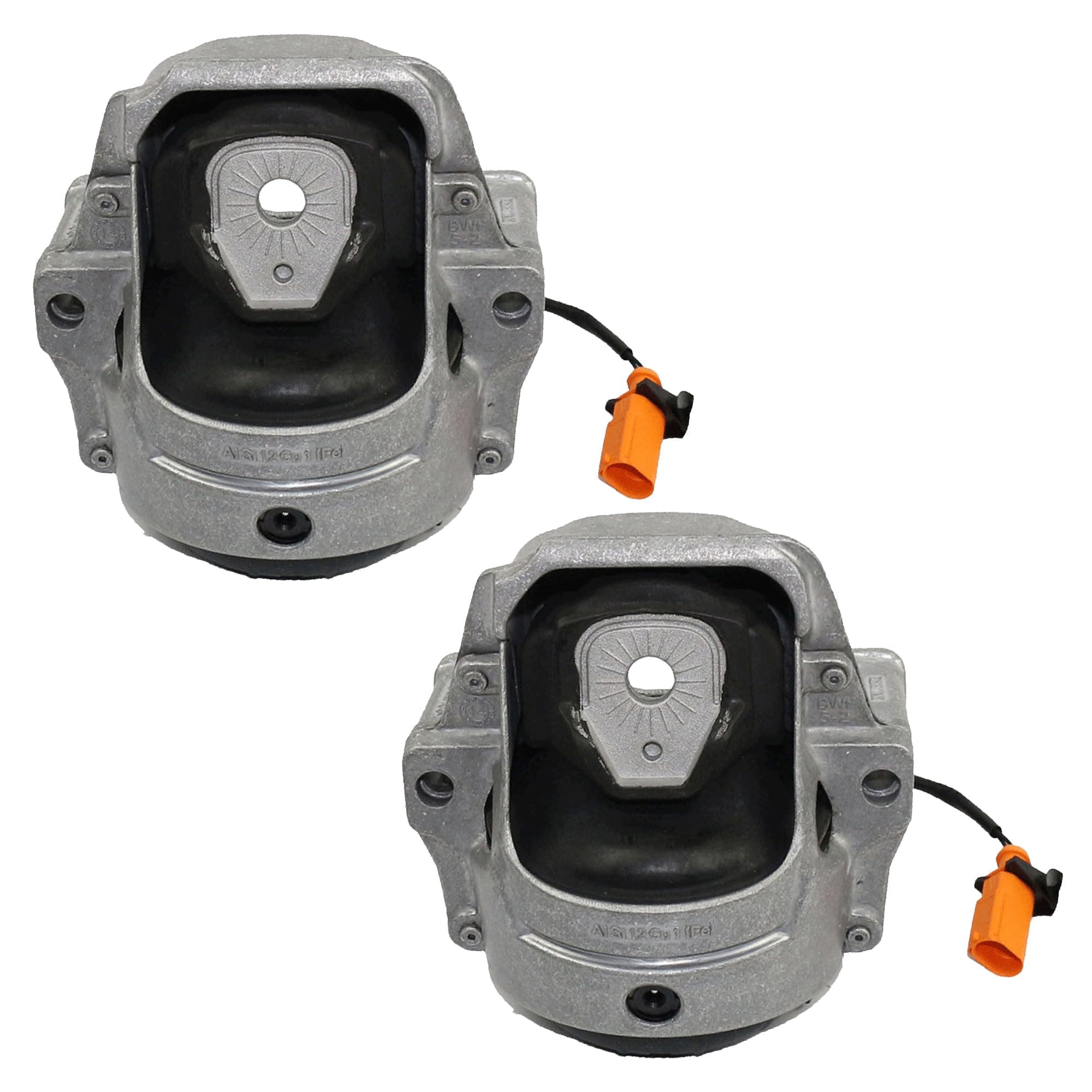 Hydraulic Front Engine Mount Kit Left with Sensor Wire 2 Pcs Compatible with 2009-2015 Audi A4 A5 Quattro Q5 L4 2.0L V6 3.0L or 3.2L Front Motor Mount Set