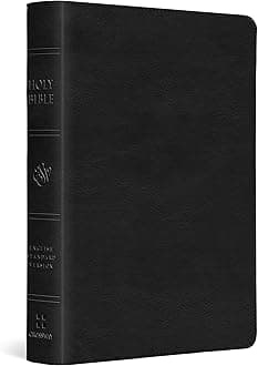 ESV Large Print Compact Bible, Red Letter (TruTone, Black): English Standard Version, Black TruTone