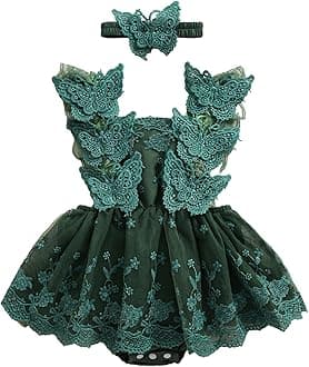 Newborn Baby Girl Romper Dress Infant Sleeveless Lace Floral Romper Bodysuit Baby Girl Summer Clothes Outfits