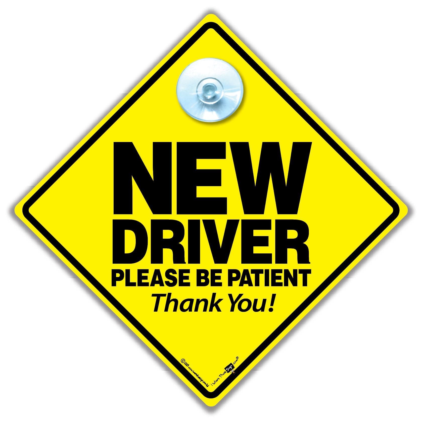 Learner Driver P Plate Sign,14cm