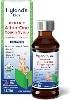 Kids Organic All in One Cough Syrup Nighttime - Grape