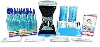 SNOWIE - Little Snowie Max Snow Cone Machine - Premium Shaved Ice Maker, With Powder Sticks Syrup Mix, Entrepreneur Kit, Black