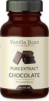 Pure Chocolate Extract for Baking and Flavoring - 4 OZ - Premium Quality Natural Flavors for Baked Goods, Desserts, & Cooking