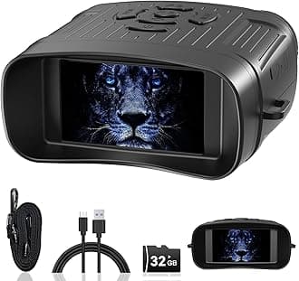 Night Vision Goggles,Night Vision Goggles for Adults Tactical Binoculars - Photo/Video Recording 1984FT Infrared Tech Gadgets Hunting Gifts for Men/Dad/Husband - Cool Tech Gift for Men