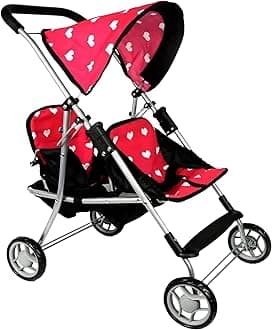The New York Doll Collection First Doll Twin Stroller