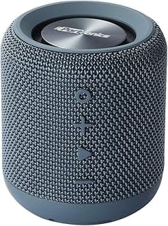 SoundDrum 10W Portable Bluetooth Stereo Speaker with Powerful Bass, 3.5mm AUX, USB Music, In-Built Mic, In-Built FM, 6-7 Hrs Playtime(Blue)