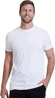 True Classic Mens T-Shirts – Short Sleeve Crew Neck T Shirts for Man, Cotton Blend Plain Novelty Men's T-Shirts