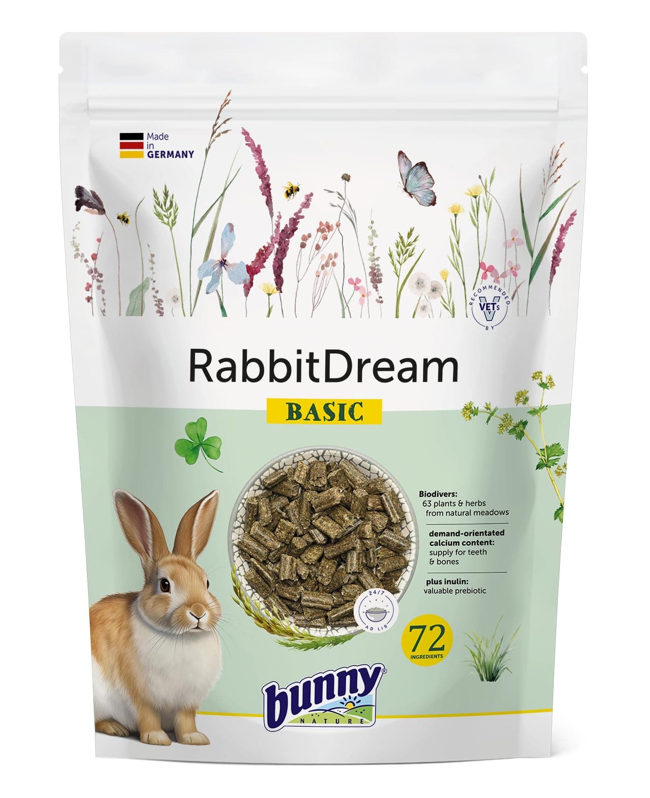 Bunny Dream for Dwarf Rabbits Basic - 1500 gr (Packaging may vary)