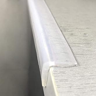 Angloria Edge Protector 100% Silicone, Baby Proofing Clear Table Corners Guards, Pre-Taped Adhesive Soft for Kids Proof Safety, Wall Furniture Bumper