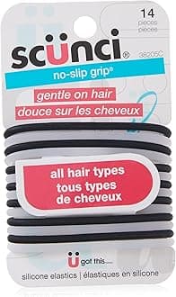 Scunci Hair Ties, Black 14 ea