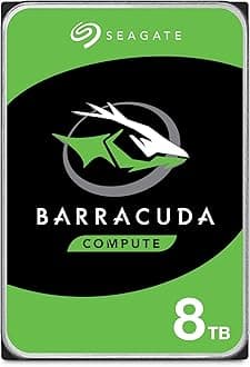 Seagate BarraCuda Pro 8TB Internal Hard Drive Performance HDD – 3.5 Inch SATA 6 Gb/s 5400 RPM 256MB Cache for Computer Desktop PC Laptop, Data Recovery – Frustration Free Packaging (ST8000DM004)