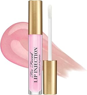 Too Faced Lip Injection Plumping Lip Gloss | Volumizing, Glossy Plumping Tint | Vitamin E + Avocado Oil, 0.14 Fl Oz