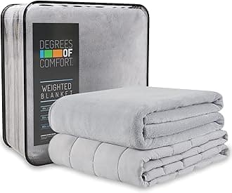 Degrees of Comfort 20 lbs Weighted Blanket for Kids Includes 1 Duvet Cover